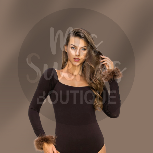 Bri Fur Body Suit